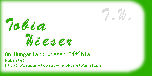 tobia wieser business card